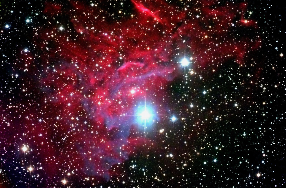 IC 405 - Flaming star nebula
