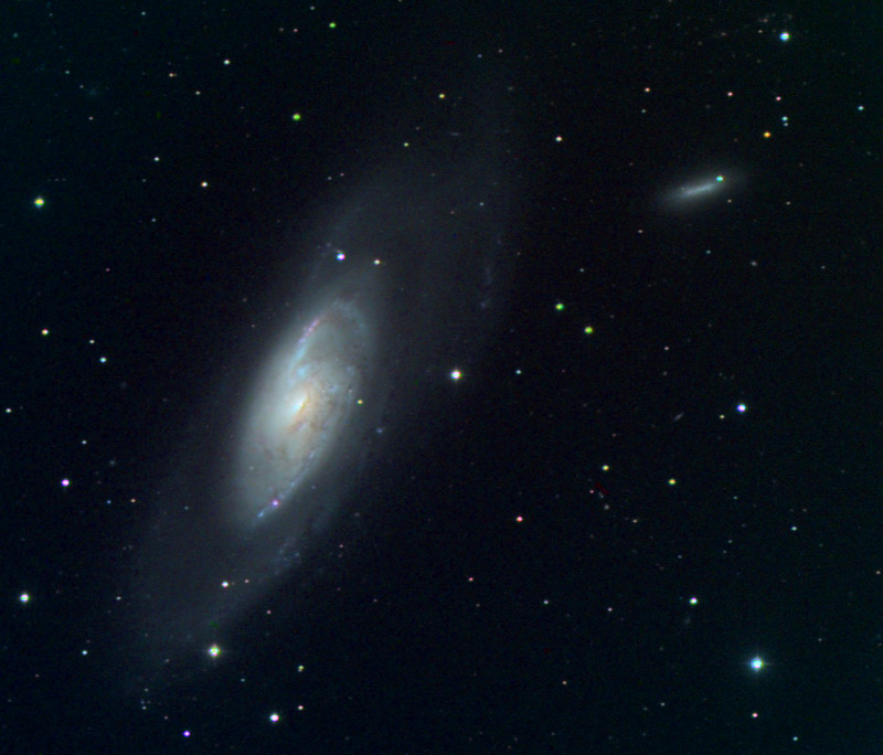 M106, NGC 4258, NGC 4248