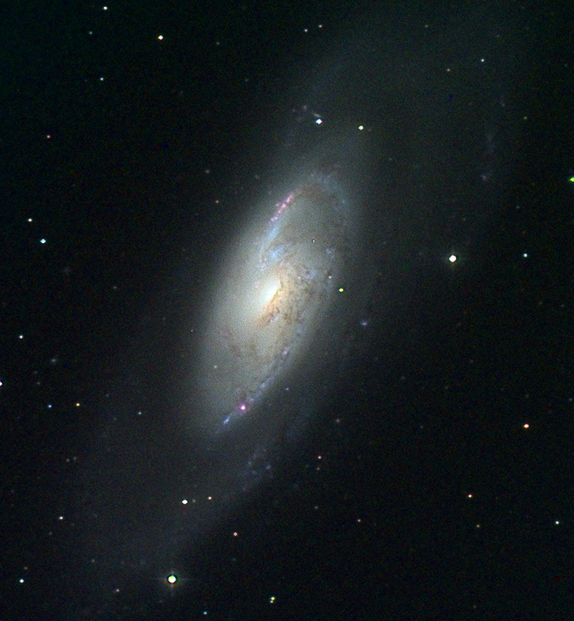 M106, NGC 4258, galaxy detail