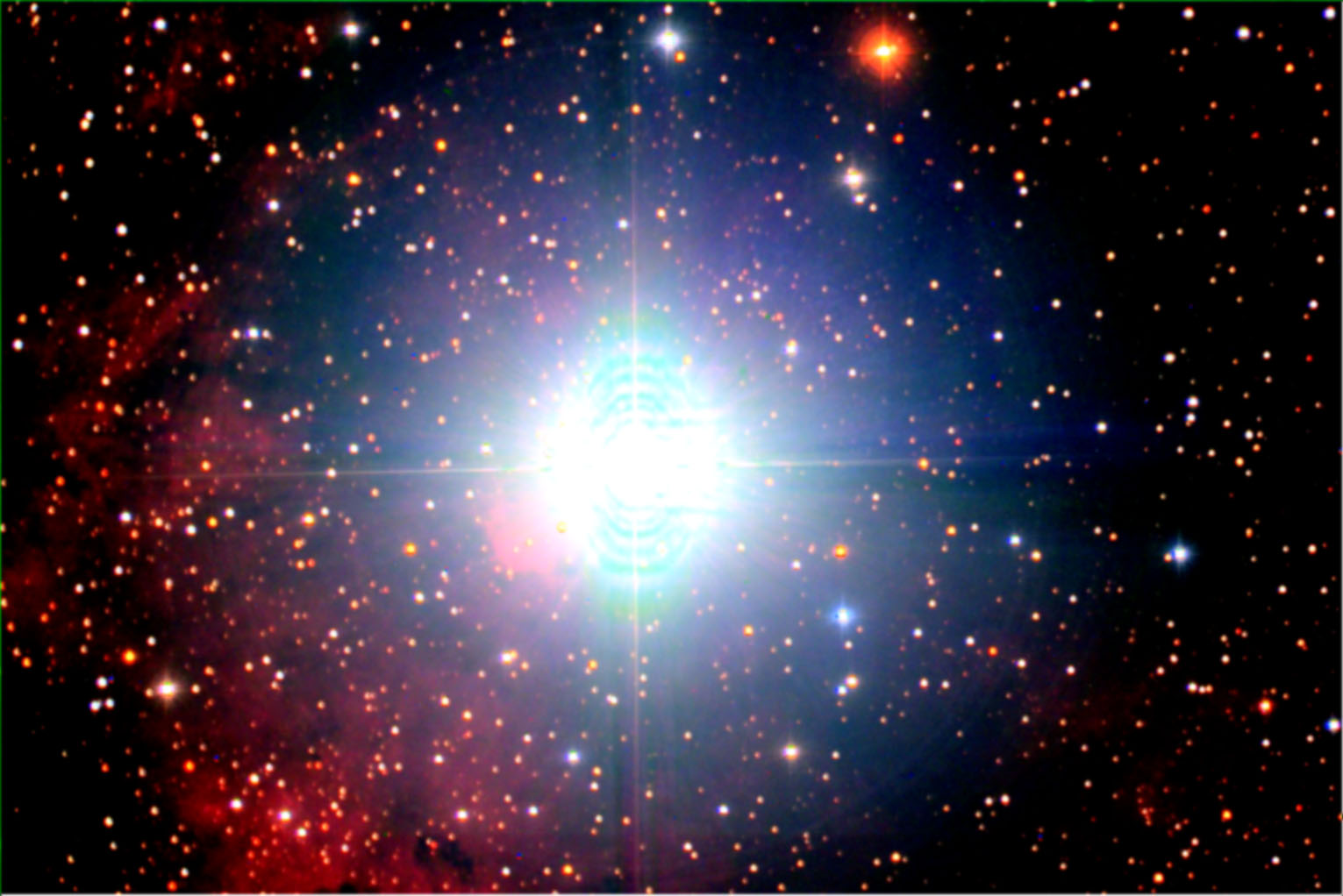IC 1318 color image