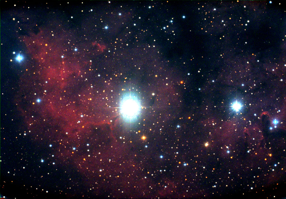 Ced 214 nebula color image