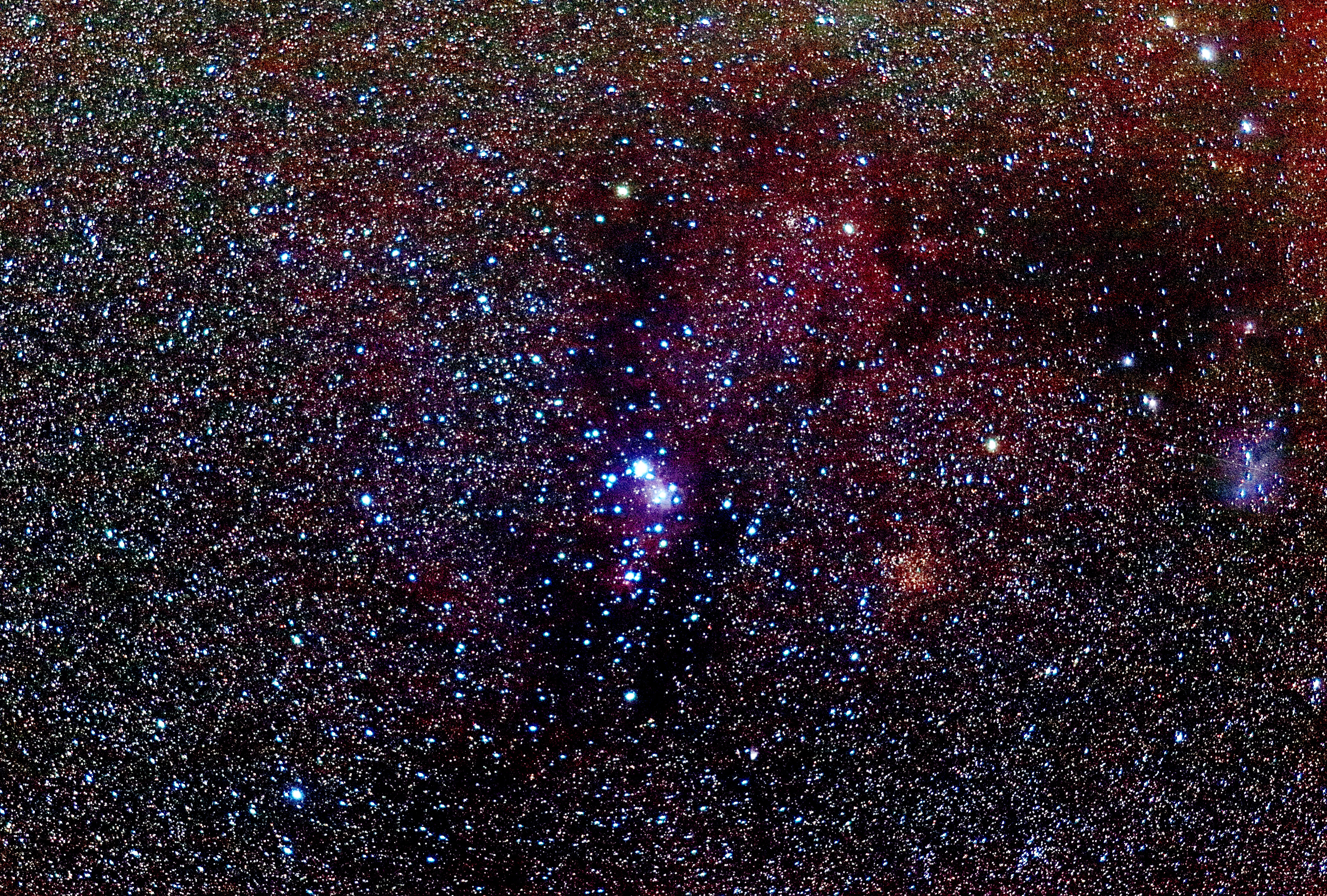 NGC 2264 - Cone nebula wide field