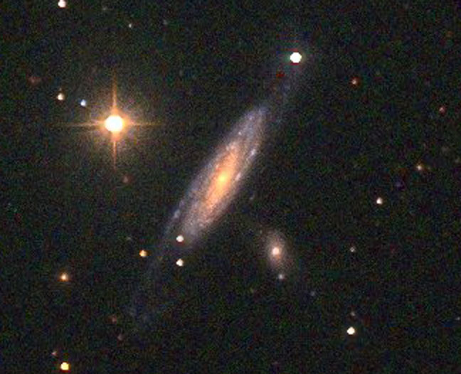 NGC 5297 and NGC 5296 detail