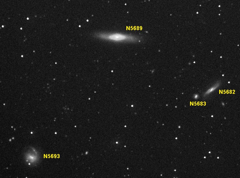 NGC 5689 group finder chart