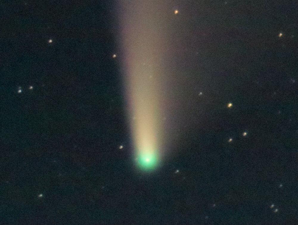 Comet Neowise head detail