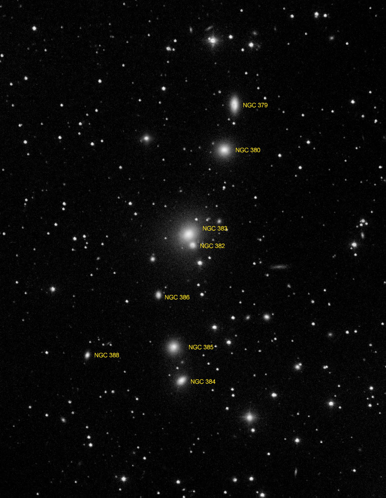 NGC 382 galaxy chain finder chart