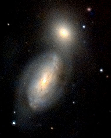 NGC 3226 and 3227 detail