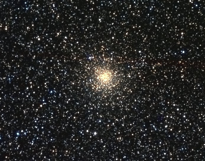 Globular cluster NGC 6760, cluster detail