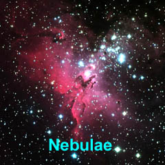Nebulae - Example: M16, the Eagle nebula